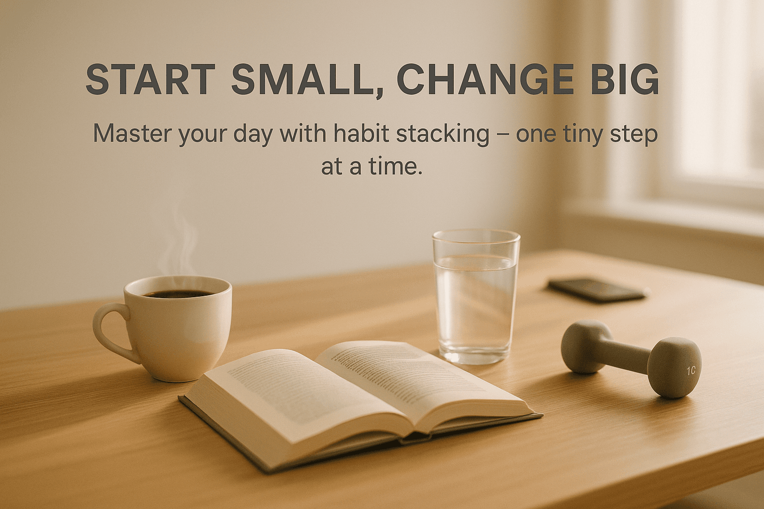 The Power of Habit Stacking: Start Small, Change Big